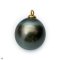 Approx. 12.0 mm, Tahitian Pearl, Pearl Drop