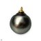 Approx. 12.0 mm, Tahitian Pearl, Pearl Drop