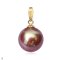 Approx. 10.0 mm, Edison Pearl, Solitaire Pearl Pendant