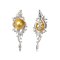 14.8 mm, Gold South Sea Pearl, Solitaire Pearl Brooch