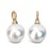 Approx. 13.0 mm, White South Sea Pearl, Ring Cap Diamond Paved Dangle Pearl Pendant