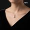 Approx. 7.0 - 8.0 mm, Akoya Pearl, CZ Dot Dangle Pearl Pendant