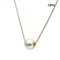Approx. 8.5 mm, Akoya Pearl, Solitaire Full Drilled Pearl with Hole Lids with Chain Necklace