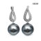Approx. 17.0 mm, Jumbo Size, Tahitian Pearl, Infinty Dangle Pearl Pendant