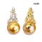 Approx. 12.0 mm, Gold South Sea Pearl, Icy Pearl Pendant