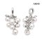 Approx. 5.0 - 5.5 mm, Hanamomo, Akoya Pearl, Pearl Grape Bunch Hinge Clasp Pendant