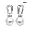 Approx. 9.0 - 10.0 mm, White South Sea Pearl, Horseshoe Dangle Pearl Pendant