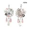 Approx. 3.0 - 5.0 mm, Freshwater Pearl, Mother of Pearl Sakura Bunch Pearl Hinge Clasp Pendant