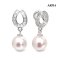 Approx. 8.0 mm, Hanamomo, Akoya Pearl, Horseshoe Dangle Pearl Pendant