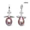 Approx. 11.0 mm, Freshwater Pearl, Vivian Pearl Hinge Clasp Pendant