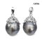 Approx. 11.0 - 13.0 mm, Tahitian Pearl, Vintage Icicle Cap Pearl Pendant