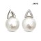 11.4 mm, Hanashinju, White South Sea Pearl, Miki Pearl Pendant