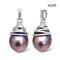 Approx. 14.0 mm, Edison Pearl, Pearl Nest Hinge Clasp Pendant