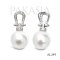 11.68 mm, White South Sea Pearl, Horseshoe Pearl Pendant