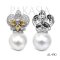 Approx. 13.1 mm, White South Sea Pearl, Cattleya Dangle Pearl Pendant