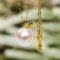 Approx. 7.77 - 7.85 mm, Akoya Pearl, Solitaire Pearl Pendant with Chain Necklace