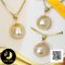(ไม่รวมสร้อย) จี้ไข่มุก South Sea เม็ดเดี่ยว จุกจี้ดอกลีลาวดีฉลุลายหูจีบทองแท้ 18K ไข่มุก South Sea น้ำเค็มคัดเกรด สีทอง Middle-Deep Gold ทรงหยดน้ำ-ไข่ ขนาด 12 mm เกรด AA+ ตัวเรือน จุกจี้ดอกลีลาวดีฉลุลาย หูจีบ ทองแท้ 18K / 23.5.64