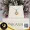 (ไม่รวมสร้อย) จี้ไข่มุก South Sea น้ำเค็มคัดเกรด สีทอง-Light Gold ทรงหยดน้ำและทรงบารอก ขนาด 10 mm เกรด AAA ตัวเรือนจุกจี้เกลี้ยง ห่วงคีบ เงินแท้ 92.5 ชุบทองคำขาว / 27.6.64