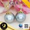 [GIA] จี้ไข่มุกตาฮิติ Collection "Uranus" ไข่มุกตาฮิติ น้ำเค็มคัดเกรด สีเทา-ฟ้า ทรงกลม ขนาดจัมโบ้ 12 mm เกรด AA+ มาตรฐาน PGS ไข่มุกผ่านการตรวจรับรองคุณภาพจาก สถาบัน GIA (GIA Report No: 5383736926) ตัวเรือนจุกจี้ควั่นเปลวเพลิง / 29.8.64