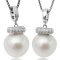 13.39mm, White South Sea Pearl, Acorn Pendant