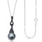 (GIA) 14.30 mm, Tahitian Pearl, Pendant with Chain