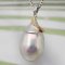 12.60 mm , Freshwater Pearl , Solitaire Pearl Pendant