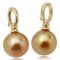 Approx. 9.82 - 9.92 mm, Gold South Sea Pearl, Solitaire Pearl Pendant
