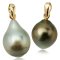 9.86 and 10.26 mm, Tahitian Pearl, Solitaire Pearl Pendant