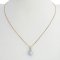 8.0-8.5 mm, White South Sea Pearl, Solitaire Pearl Pendant with Box Chain Necklace