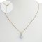8.0-8.5 mm, White South Sea Pearl, Solitaire Pearl Pendant with Box Chain Necklace