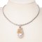 Approx. 15.7 - 16.0 mm, Edison Pearl, Solitaire Pearl Pendant with Choker