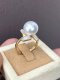 Approx. 10.0 mm, Edison Pearl, Windmill Pearl Ring