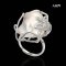 Approx. 14.0 mm up, Fireball Baroque, Freshwater Pearl, La Mer CZ Pearl Ring