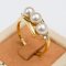 Approx. 5.0 mm, Akoya Pearl, Triple Pearls Ring