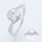 (GRA) 1.0 ct., Moissanite, Round Brilliant