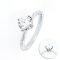 (GRA) 1.0 ct., Moissanite, Round Brilliant