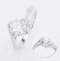 (GRA) 1.0 ct., Moissanite, Round Brilliant, Ring