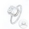 1.0 ct., Cubic Zirconia (CZ), Radiant Cut