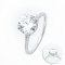 2.5 ct., Cubic Zirconia (CZ), Round Cut