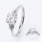 (IGI) 1.01 ct, Lab Grown Diamond, Four Prongs with Side Stones Diamond Ring