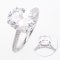 3.0 ct., Cubic Zirconia (CZ), Oval Cut