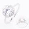 1.0 ct., Cubic Zirconia (CZ), Round Cut