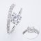 (IGI) 1.08 ct, Lab Grown Diamond, Four Prongs Spiral Diamond Paved Ring