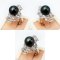 Approx. 12.0 mm, Tahitian Pearl, Meteor Shower Pearl Ring