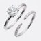 (IGI) 1.04 ct, Laboratory Grown Diamond (Round Brilliant, HPHT, 1.04 ct, D, VVS 2) and 0.257ct, Laboratory Grown Diamond, Diamond Pair Ring