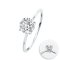 (IGI) 1.06 ct, Laboratory Grown Diamond (Round Brilliant, HPHT, 1.06 ct, D, VS 2) Four Prongs Solitaire Diamond Ring