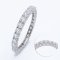 18K Gold, Laboratory Grown Diamond, Full Diamond Band Ring