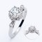 (IGI) 1.09ct., Laboratory Grown Diamond (Round Brilliant, HPHT, 1.09 ct, D, VS 1), Blooming Lotus Diamond Ring