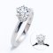 (IGI) 1.00 ct., Laboratory Grown Diamond (Round Brilliant, HPHT, 1.00 ct, D, VS 2), Six Prongs Solitaire Diamond Ring