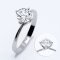 (IGI) 1.06ct., Laboratory Grown Diamond (Round Brilliant, HPHT, 1.06 ct, D, VS 1), Four Prongs Solitaire Diamond Ring